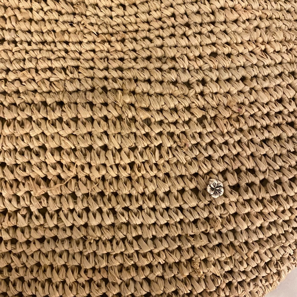 flore bella napa tote luxe straw bag - Picture 2 of 5
